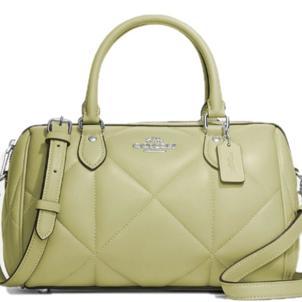 Coach Rowan Satchel Puffy Diamond Quilting - Picture 9 of 9